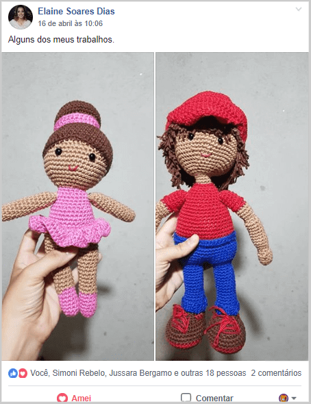 Amigurumi crianças